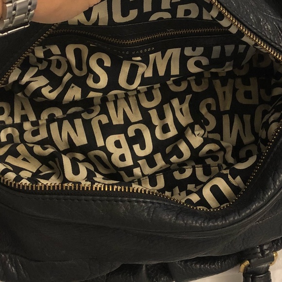 Black leather Marc by Marc Jacobs crossbody large - Picture 6 of 8